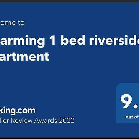Charming 1 Bed Riverside Apartment Chester Exterior photo
